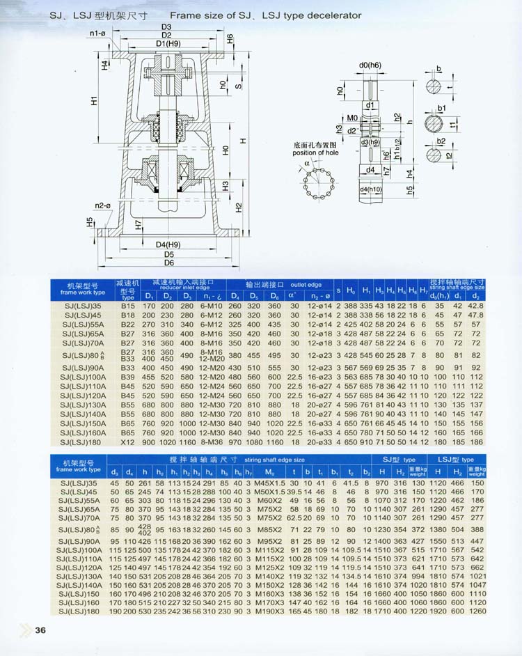立式擺線針輪減速機(jī)配套機(jī)架