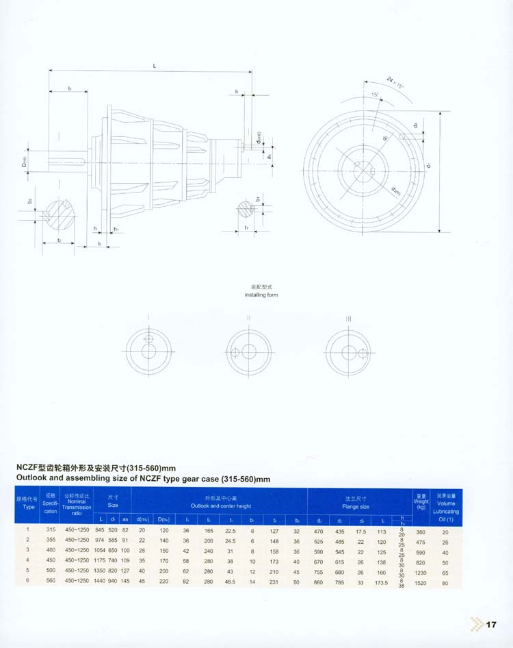 新型NGW行星齒輪減速器