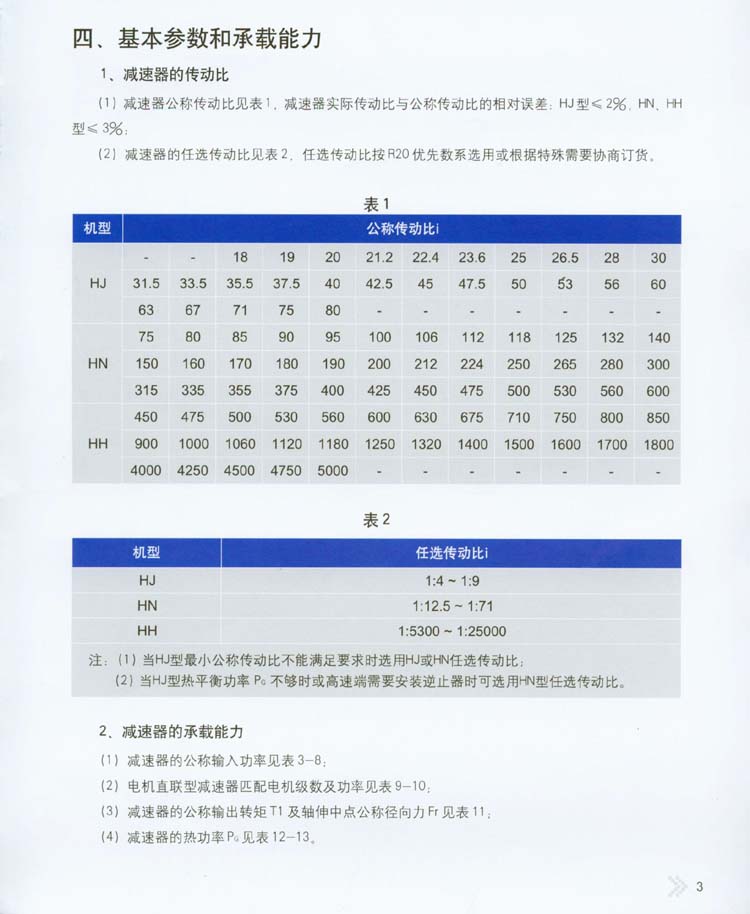 2004星輪減速器承載能力